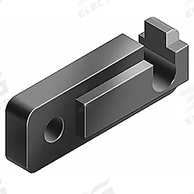 FATH INC. Conveyor Roller Mounting Bracket: 18 mm W, Black, 15 Series, 30 Series - Conveyor Roller Mounts