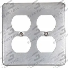 APPLETON ELECTRIC Weatherproof Cover: Steel, FD/FS, Duplex Receptacles, 2 Gangs, 4 5/8 in Overall Ht (MPN FSK-2DR). Key specifications — Brand: APPLETON ELECTRIC; Color: Gray; Compatible with Product Type: Duplex Receptacles; Compatible with Series: FD; Mounting Orientation: Horizontal or Vertical.
