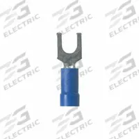 PANDUIT StrongHold(TM) EV14-8FB-Q Loose Piece Forks: Blue, Vinyl, #8 Stud Size, Std Fork, 600 V. Key specifications — Barrel Style: Funnel Entry; Manufacturer Part Number: EV14-8FB-Q; Brand: PANDUIT; Series: EV14.
