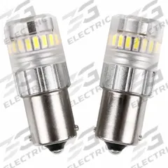 GROTE Compact LED Bulb: LED, Single Contact Bayonet (BA15s), (S) Sign, S8, 1156, 9 to 16V AC/DC (MPN 94791-4). Key specifications — Light Color: White; Trade Number: 1156; Voltage: 9 to 16V AC/DC; Brand: GROTE; Bulb Shape: S8.