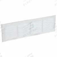 Return Air Grille: Louvered Grille, White, Powder Coated, Steel, 7 3/4 in H, 25 3/4 in W, 1/4 in D (MPN 4MJP1). Key specifications — Mounting Location: Ceiling; Brand: APPROVED VENDOR; Fire Rating: Not Fire Rated.