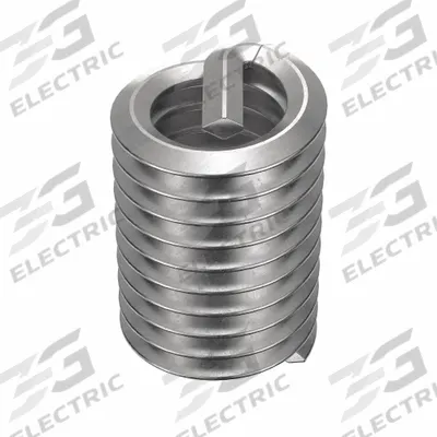 HELI-COIL Helical Insert: Tanged Tang Style, Free-Running, 5/16"-18 Thread Size, Plain - Free-Running Tanged Helical Inserts