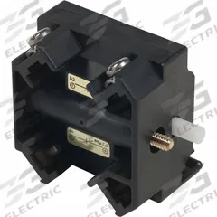 SCHNEIDER Contact Block: 30 mm Panel Mounting Size, SPDT, Momentary/Logic Reed, 9001K/9001SK Series (MPN 9001KA41). Key specifications — Switch Action: Momentary/Logic Reed; Terminal Connection Type: Screw Clamp Terminals; Brand: SCHNEIDER; Compatible with Series: 9001K.