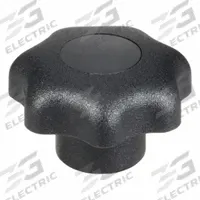 KIPP Hand Knob: 7 Point, Plastic w/ Steel Thread, #8-32 Thread, 10 mm Thread Lg, 25 mm Dia (MPN K0155.2AE). Key specifications — Brand: KIPP.