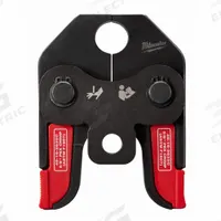 MILWAUKEE Press Jaw: 5/8 in Pipe, PEX, For ASTM F1807/F2159, Sub-Compact Tool Types (MPN 49-16-2632C). Key specifications — attr518773: Jaws; attr518762: PEX; attr518771: Steel; attr518761: ASTM F1807/F2159; attr518760: MILWAUKEE.