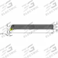 ULTRA-DEX USA Indexable Boring Bar: A24U MDQNR4 (MPN 957-000-192). Key specifications — attr257292: A24U MDQNR4.