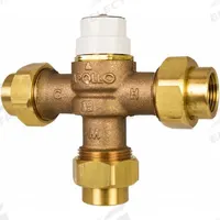 APOLLO Mixing Valve: 3/4 in Inlet Connection Size, 3/4 in Outlet Connection Size, Press x Press (MPN 34BLF314PR). Key specifications — Brand: APOLLO.
