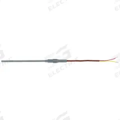 TEMPCO Thermocouple Probe: 32°F to 2,300°F /0°C to 1,260°C, Type K, Rounded Tip, 18 in Probe Lg (MPN MTA01340). Key specifications — Brand: TEMPCO; Cable Material: Fiberglass; Cable Length: 48 in; Accuracy: ±2.2 °C or ±0.75 %, Whichever is Greater; Maximum Wire Gauge: 0.25 mm.