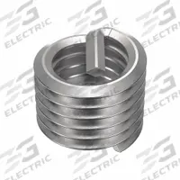 APPROVED VENDOR Helical Insert: Tanged Tang Style, Free-Running, 3/8"-18 Thread Size, Plain, 10 PK (MPN 3552-3/8X.407). Key specifications — attr798694: 18-8; attr798710: Right Hand; attr798707: 3/8"-18; attr798676: Metal; attr798705: Inch; attr798675: APPROVED VENDOR; attr798708: 200,000 psi; attr798713: NPT.