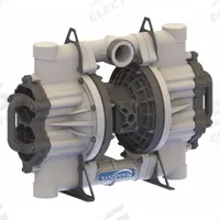 SANDPIPER Double Diaphragm Pump: Polypropylene Body, 2 in, NPT Connection, 150 gpm, 231 ft Max. Head (MPN HD20F1PBSPNS000.). Key specifications — Brand: SANDPIPER; Seat Material: 316 SS; Check Valve Material: Buna-N.