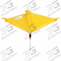 PIG Leak Diverter Tarp: 20 in Lg, 20 in Wd, Magnetic Corners Leak Diverter Mounting, Polyester/PVC (MPN TLS1998-YW). Key specifications — Diverter Material: PVC; Diverter Color: Yellow; Leak Diverter Mounting Style: Magnetic Corners; Brand: PIG.