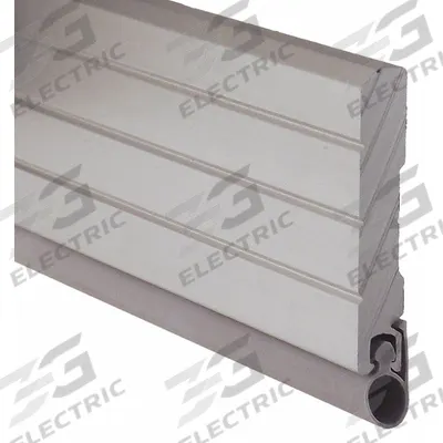 PEMKO Door Weatherstripping: Bulb Insert, 4 ft Lg, 1 3/4 in Wd - Metal Leaf Weatherstripping
