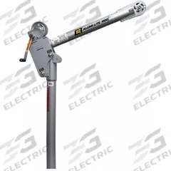 OZ LIFTING PRODUCTS Davit Crane: Aluminum, Manual, 1,000 lb Max. Load Capacity, 42.9 in to 70.4 in (MPN OZA1000DAV-HND2). Key specifications — Material: Aluminum; Brand: OZ LIFTING PRODUCTS; Body Material: Aluminum.