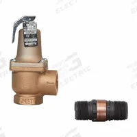 WATTS Relief Valve: FNPTF x FNPTF, 1 in x 1 in, Bronze, 40 psi Max. Op Pressure, 5 3/4 in Overall Ht (MPN 1 174A 050 FS). Key specifications — Brand: WATTS.