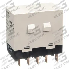 OMRON Enclosed Power Relay: Bracket Mounted, 25 A Current Rating, 24V DC, 3PST-NO/SPST-NC (MPN G7J-3A1B-T-W1-DC24). Key specifications — Brand: OMRON; Base Type: Square; Mounting Style: W-Bracket; Electrical Connection: Quick-Connect; Manufacturer Part Number: G7J-3A1B-T-W1-DC24; Operating Current: 25 A at 220V AC (Resistive Load NO); Series: G7J Series; Relay Bracket Type: W-Bracket (Sold with Relay).