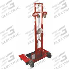 DAYTON Platform Lift Truck: 500 lb, 6 1/4 in to 59 in, Steel, 20 in L x 24 in W Platform, Hand Winch (MPN 26Y452). Key specifications — Brand: DAYTON; Caster/Wheel Configuration: (2) Axle-Mounted.