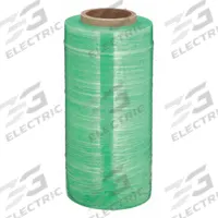 APPROVED VENDOR Stretch Wrap Film: 80 ga Gauge, 18 in Overall Wd, 1,500 ft Overall Lg, Green, 1-Side (MPN 15C006). Key specifications — Color: Green; Brand: APPROVED VENDOR; Stretch Wrap Application: Hand.