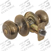 MASTER LOCK Door Lockset: Office Knob Locksets, Brass (MPN RU0205KA4). Key specifications — Lockset Style: Rusk.