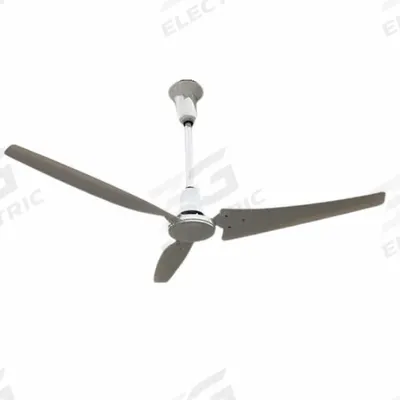 VES Ceiling Fan: 8,168 cfm Airflow, 56 in Blade Dia, 5 Speeds, 120V AC, Single Phase - Industrial Ceiling Fans