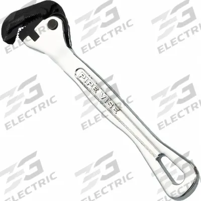 Supco Micro Self-Adjusting Wrench: Steel, Chrome, 6 in Overall Lg, 9/16 in Jaw Capacity - Ratcheting Adjustable Wrenches