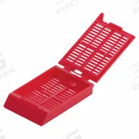 DYNALON Embedding Cassette: Red, Polyoxymethylene, 1.57 in Overall Lg, 1.1 in Overall Wd (MPN 230264-000R). Key specifications — Color: Red; Material: Polyoxymethylene; Brand: DYNALON; Product Type: Embedding Cassette.