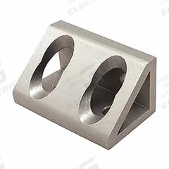 Inside Corner Bracket: Gusseted Inside-Corner Bracket, 15 Series, 2 13/16 in x 2 63/64 in x 1 1/2 in (MPN 093WD8384N08). Key specifications — Material: Aluminum; Brand: FATH INC.; Finish: Anodized.