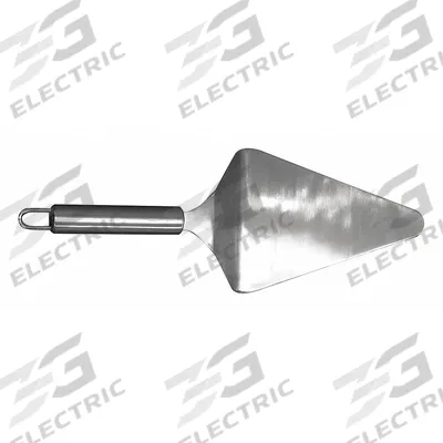 SPRING USA Cake/Pie Server: 14 in Overall Lg, Silver, Stainless Steel - Pastry & Pie Servers
