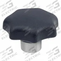 JW WINCO Plastic Hand Knobs with Stainless Steel Hub: 7 Point, Plastic w/ SS Thread, 5/16"-18 Thread (MPN 5TX35/E). Key specifications — Brand: JW WINCO.