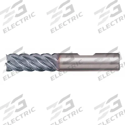 CLEVELAND Square End Mill: Carbide, 5 Flute, 1/2" Mill Dia, 2" LOC, 4" OAL (MPN C60442) - General Purpose Carbide Square End Mills