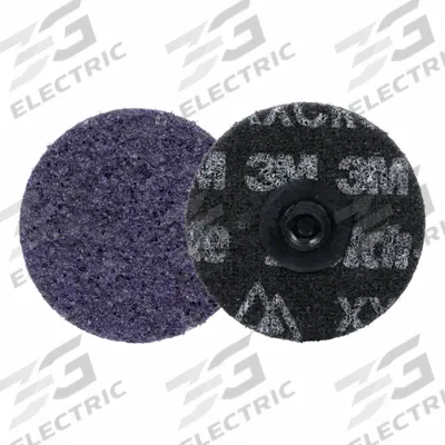 SCOTCH-BRITE Conditioning Disc: TS, 3 in Dia, Ceramic, Extra Coarse, HD-DS - Cool-Cutting Coating-Removal Discs for All Materials