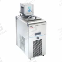 THERMO SCIENTIFIC Circulator: 20 lpm Flow Rate, 1565258, Refrigerated, 19 in Overall Dp, LCD, -25°C. Key specifications — attr1025188: +/-0.1°C; attr1025157: LCD; attr1066639: -25 °C; attr1025150: THERMO SCIENTIFIC.