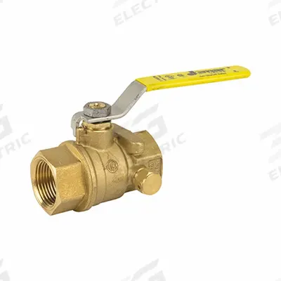 JOMAR VALVE Manual Two-Way Ball Valve: 1 1/2 in, Brass, Straight, Press x Press - Brass Ball Valves
