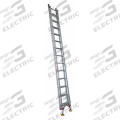 TIVOLI Extension Ladder: 28 ft Ladder Size, Aluminum, 300 lb Load Capacity, 55 lb Wt, 2 Sections (MPN PROX28). Key specifications — Color: Silver; Brand: TIVOLI; Included Features: Automatic Ladder Lock; Removable Fly: Fixed.