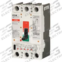 EATON Molded Case Circuit Breaker: 175 A Amps, 100kA at 480V AC, Fixed, ABC, Line/Load Lug, Std, JG (MPN JGH3175FAG). Key specifications — attr217792: JG; attr196056: 100kA at 480V AC; attr196057: Fixed; attr196058: ABC; attr196059: Line/Load Lug; attr196061: 250A/JG.