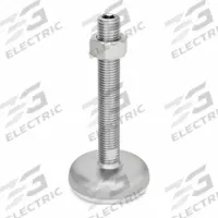 JW WINCO Male-End Leveling Mount: Swiveling Stud, 3/4"-10 Thread Size, 3.94 in, 3,147 lbf Capacity (MPN 31-100-3/4X10-150-B2-UK). Key specifications — Base Shape: Round; Load Capacity: 3,147 lbf; Thrust Pad Material: TPE; Includes: Rubber Pad.