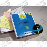 MARCOM Training Kit: Eye Safety, DVD/Quiz/Scheduling Forms/Training Certificate, Spanish (MPN V0000829ST). Key specifications — Product Type: Training Kit; Regulations Covered: OSHA 29 CFR 1910.133; Includes: Quiz; Brand: MARCOM.
