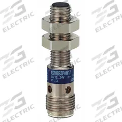 TELEMECANIQUE SENSORS Inductive Cylindrical Proximity Sensor: Built-in Connector, Shielded, 3 Wires (MPN XS508B1PAM12). Key specifications — Brand: TELEMECANIQUE SENSORS; AC Supply Voltage Rating: Not Rated; DC Supply Voltage Rating: 12-24V DC.