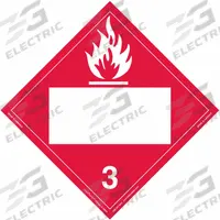 LABELMASTER Flammable Liquid Placard: Flammable, 10 3/4 in x 10 3/4 in, 10 3/4 in Label Ht, 25 PK (MPN ZRV2B). Key specifications — Brand: LABELMASTER; Message: Flammable.
