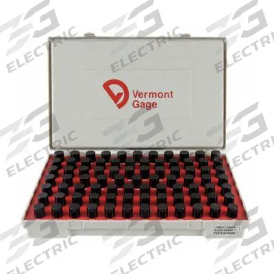 VERMONT GAGE Pin Gauges: No-Go (Minus), 0.8335 in to 0.9165 in - No-Go (Minus) Pin Gauge Sets - Black Oxide Finish