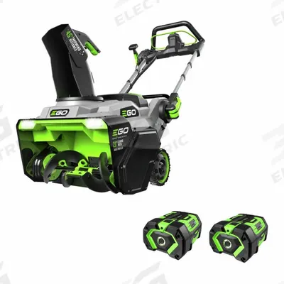 EGO Cordless Walk-Behind Snow Blower Kit: 180° Chute Turning Radius, Cordless - Battery-Powered Snow Blowers