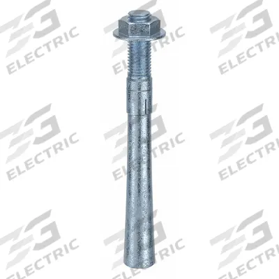 MKT FASTENING Wedge Anchor: 8 1/2 in Overall Lg, 3/4 in Dia, 3/4"-10 Thread Size, Steel - Steel Wedge Anchors