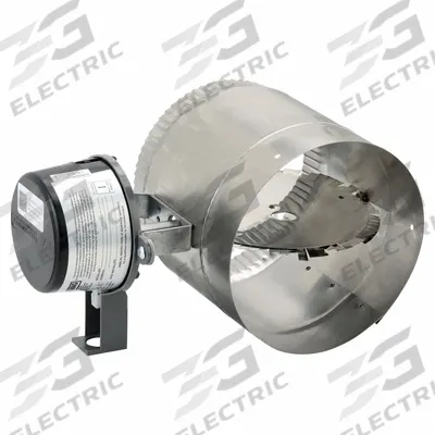 FIELD CONTROLS Motrzd Vent Dampr,7.1"L 11.9"H 7.1"W: For 7 in Dia, 7 1/8 in L, 11 7/8 in H - Combustion Air Vent Dampers