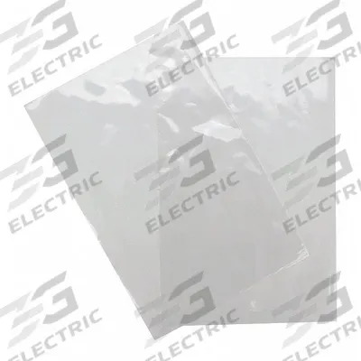 RELOC ZIPPIT Open-Ended Bag: Open Top, Polypropylene, 1.75 mil Thick, 6 in Overall Wd - High Clarity Bags