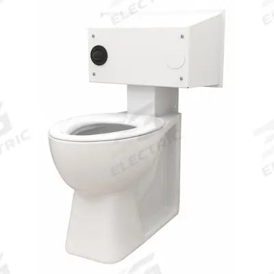 BESTCARE Flush Valve Cover: 10 in Overall Dp, 10 7/8 in Overall Ht - Flush Valve Covers for Institutional Toilets & Urinals