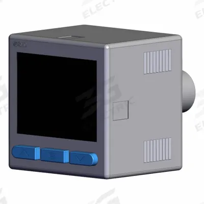 SMC High Precision Pressure Switch: 1/8 in Port Size, 1 Output/2 Output NPN/PNP Open Collector - High Precision Vacuum Pressure Switches
