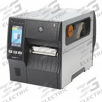 ZEBRA Industrial Printer: 4.09 in Max. Print Wd, Tear Off Dispensing, Wired - RFID Barcode Industrial Label Printers