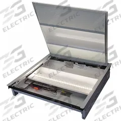 ALBEO LED Troffer Retrofit Kit: 2 ft Lg, 2 ft Wd, 2,000 lm, 4000K, 19 W, 120/277V AC (MPN LVR22B020MM840VQRMWHTE). Key specifications — attr1258463: 120/277V AC; attr1258451: ALBEO; attr1258458: Yes; attr1258459: (2) Lamp T8; attr1258452: 4000K.