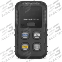 HONEYWELL Multi-Gas Detector: IP66/IP68, HONEYWELL BW BW Icon+, Lithium, BW Icon+, BW (MPN CP-I-W500H1M1-B-00). Key specifications — Gas Detected: Sulfur Dioxide; Housing Color: Black; Battery Chemistry: Lithium; Communication Protocol: Bluetooth.