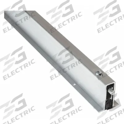 NATIONAL GUARD Automatic Door Bottom: Single Fin Insert, Aluminum, 36 in Lg, 1 3/8 in Wd - Automatic Door Bottoms