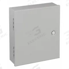 HOFFMAN Enclosure: Steel, 20 in x 12 in x 6 in, NEMA 1, Solid Cover, Hinged, Painted (MPN A20N126). Key specifications — Brand: HOFFMAN; Closure Method: 1/4-Turn Latch; Knockouts: Not Included.